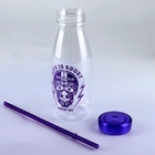 Προωθητικά πλαστικά μπουκάλια νερό 450ML Workout μπουκαλιών ποτών μόδας με τη φιάλη γάλακτος αχύρου προμηθευτής