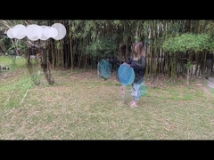 165*200*130cm Δυομελή Εξωτερική σκηνή κατασκήνωσης Γαλάζια Ανερόστεγη Ανθεκτική στα UV 190T Pop Up Shelter