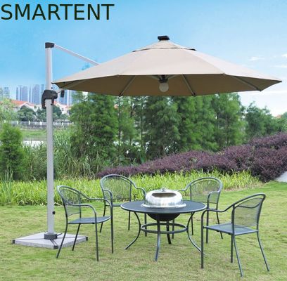 Αγορά Αργίλιο 150cm διπλό Sunshade παραλιών ομπρελών Patio Parasol τηλεχειρισμού ομπρελών διαδικτυακή κατασκευή