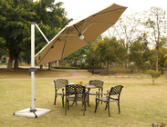 Αργίλιο 150cm διπλό Sunshade παραλιών ομπρελών Patio Parasol τηλεχειρισμού ομπρελών προμηθευτής