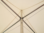 Sunshade παραλιών βάσεων σιδήρου ανοξείδωτου τοποθετημένη Cantilever ομπρελών γέφυρα ομπρέλα προμηθευτής