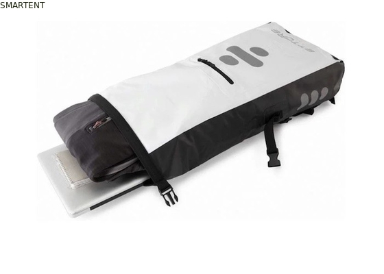34x18x62.5CM Δύο χρώματα Προσαρμοσμένο στεγνό σακίδιο υψηλής πυκνότητας 500D PVC σκούπα Αδιάβροχες ταξιδιωτικές τσάντες προμηθευτής