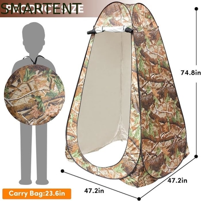 47.2*47.2*74.8Inch Custom Καμουφλάζ 190T Πολυεστέρα Pop Up προσωπικές σκηνές με υπεριώδη προστασία Αδιάβροχο σχέδιο προμηθευτής