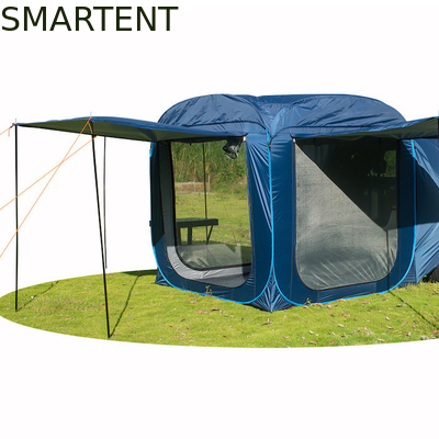 200*200*196CM Ασημένια επιχρισμένη σκηνή 210T Pop UP SUV με αδιάβροχο σχεδιασμό και προστασία από την υπεριώδη ακτινοβολία προμηθευτής