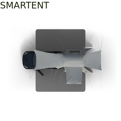 660*290*180CM Εύκολη ρύθμιση Χακι 210D Ocford Πνευματώδης σκηνή κατασκήνωσης Τέσλα 4 εποχές Καταφύγιο με Rainfly προμηθευτής