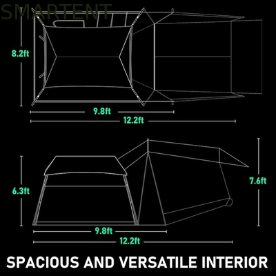 Ελαφρύ Επικάλυψη Πολυεστέρα PoFiberglass Καμπινγκ σκηνή Για Tesla 3 Season Αδιάβροχο Γκρίζο Μοντέλο Γρήγορη 10 λεπτά εγκατάσταση προμηθευτής