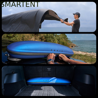 530*390CM Μαύρο 420D Ripstop Polyester Tesla Καμπινγκ Τέντα Ελαφρύ βάρος Καταφύγιο Αυτοκινήτου Rainfly πλευρική προβολέα για το μοντέλο Y&amp;3 προμηθευτής