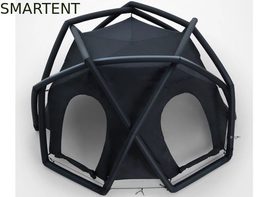 Αγορά 300*270*170 CM Μαύρο Αδιάβροχο 210T Deluxe Inflatable Double Layer Queen Tent με φουσκωτή πισίνα και υπεριώδη προστασία διαδικτυακή κατασκευή