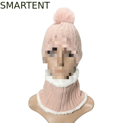Εξωτερικό Eco Friendly Rpet 2Pcs Set Kids Beanie Collar Warmer Υποστήριξη Ανανεώσιμη Εμπορική Ετικέτα Custom Fair Trade προμηθευτής