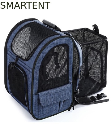 Υπαίθριο 33.5*27*42CM Μπλε Κατιονικό Oxford Επεκτεινόμενο Σακίδιο Πλάτης Ταξιδιού για Κατοικίδια Μαλακό Ύφασμα Υπέροχα Απαραίτητα για το Αγαπημένο σας Συντροφάκι προμηθευτής