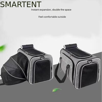 Dogs Cats and Rabbits Cute Pet Supplies Playful Style Chew Play Sleep Functions Gray Cationic Polyester Multi-Purpose Outdoor Travel Carry HandBag προμηθευτής