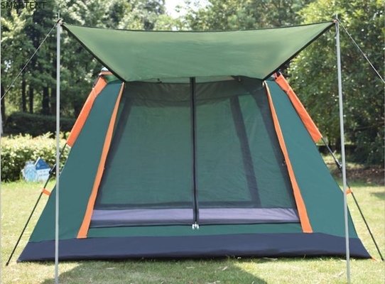 Εξωτερική 205*205*135cm Πράσινη PU2000MM 210T Πολυεστέρα Ανθεκτική στο νερό αυτόματη σκηνή κατασκήνωσης προμηθευτής