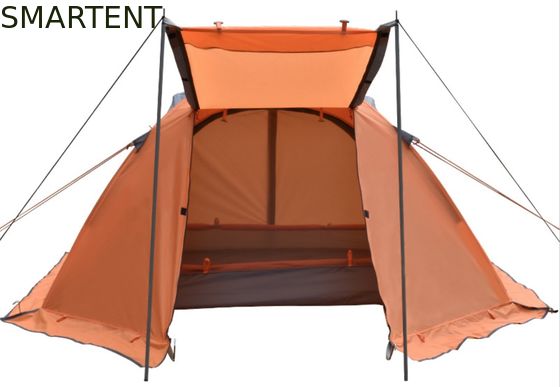 Αγορά 150*210*120cm Αδιάβροχο Πορτοκαλί 210D Πολυεστέρα Ripstop Επικάλυψη PU3500+ Εξωτερικές σκηνές κατασκήνωσης κατάλληλες για 2 ~ 3 άτομα διαδικτυακή κατασκευή