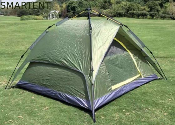 Αγορά 210*210*135cm Αυτοματοποιημένη ίνες γυαλιού στύλος Ανερό PU2000mm Επιχρισμένο πράσινο 190T Πολυεστέρα Αδιάβροχο Καμπινγκ σκηνές διαδικτυακή κατασκευή