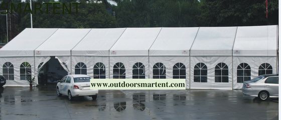 Αγορά Πυρίμαχος θόλος Gazebo σκηνών κόμματος 10x30 άσπρος με Sidewalls το γάμο H6XW7XL50M PVC διαδικτυακή κατασκευή