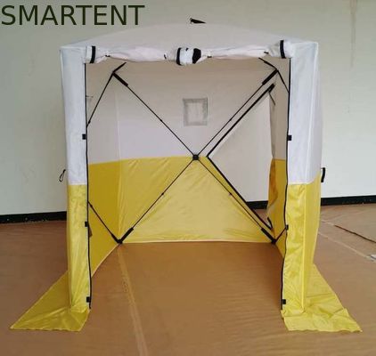 Αγορά 200*200*200MM Εξωτερικές διχρωματικές αδιάβροχες σκηνές PU επικαλυμμένες με 200D πολυεστέρα Oxford Foldable Fibergals διαδικτυακή κατασκευή