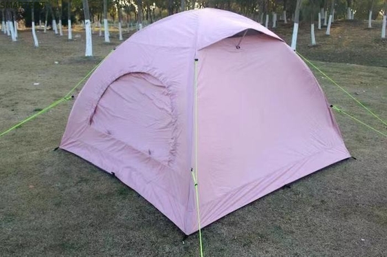 Καμπινγκ Ροζ φουσκωτή σκηνή PU3000mm φουσκωτή σκηνή κατασκήνωσης 3 άτομα προμηθευτής