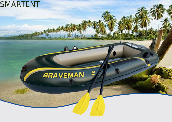 Σκούρο πράσινο ανθεκτική διογκώσιμη βάρκα Braveman, κατάλληλη ελαφριά διογκώσιμη βάρκα προμηθευτής