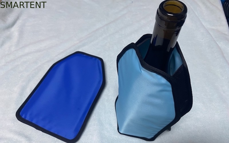Μπλε χρώματος ψυχρό δοχείο ψύξης 23 X 16cm μπουκαλιών πηκτωμάτων αντι κρασιού παγώματος δροσερό προμηθευτής