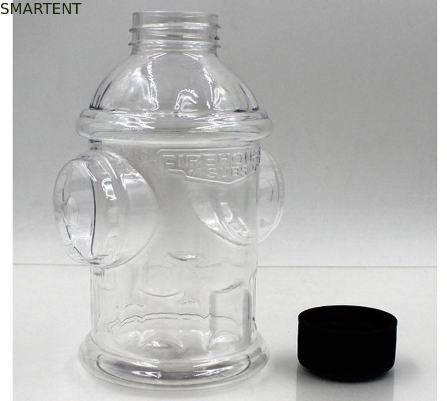 300ml της PET διαφανής Workout μπουκαλιών νερό μοναδική υγρή φιάλη νερού πυρκαγιάς διαμορφωμένη κόκκορας πλαστική προμηθευτής