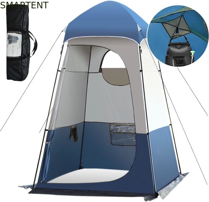 160*160*240CM Γαλάζια Αδιάβροχη 210T Πολυεστέρα Pop Up σκηνές ιδιωτικής ζωής με υπεριώδη προστασία για κάμπινγκ και εξωτερικές εκδηλώσεις προμηθευτής
