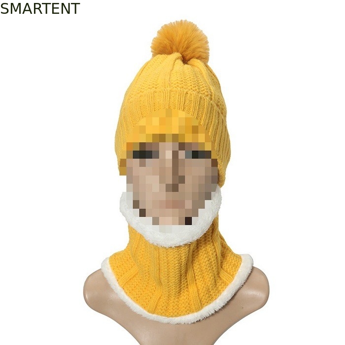Εξωτερικό Eco Friendly Rpet 2Pcs Set Kids Beanie Collar Warmer Υποστήριξη Ανανεώσιμη Εμπορική Ετικέτα Custom Fair Trade προμηθευτής