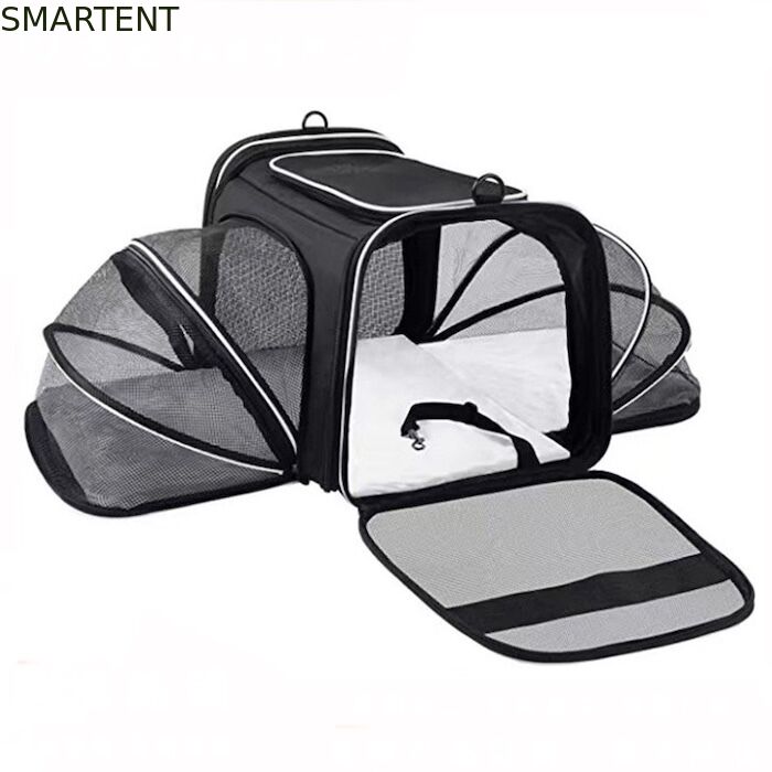Dogs Cats and Rabbits Cute Pet Supplies Playful Style Chew Play Sleep Functions Gray Cationic Polyester Multi-Purpose Outdoor Travel Carry HandBag προμηθευτής