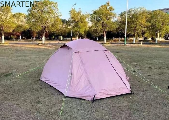 Καμπινγκ Ροζ φουσκωτή σκηνή PU3000mm φουσκωτή σκηνή κατασκήνωσης 3 άτομα προμηθευτής